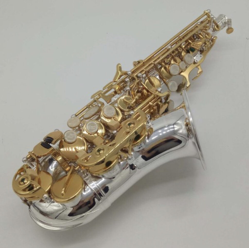 Curved Soprano Sax | Silvering Brass